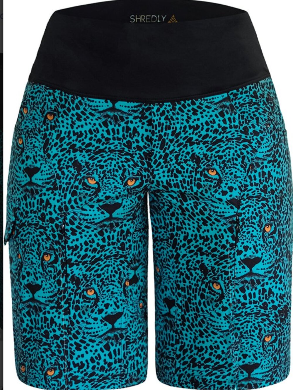 Shredly MTB CURVY SHORT: The LAYLA Women's 14 Mountain Biking Outdoor Bermuda